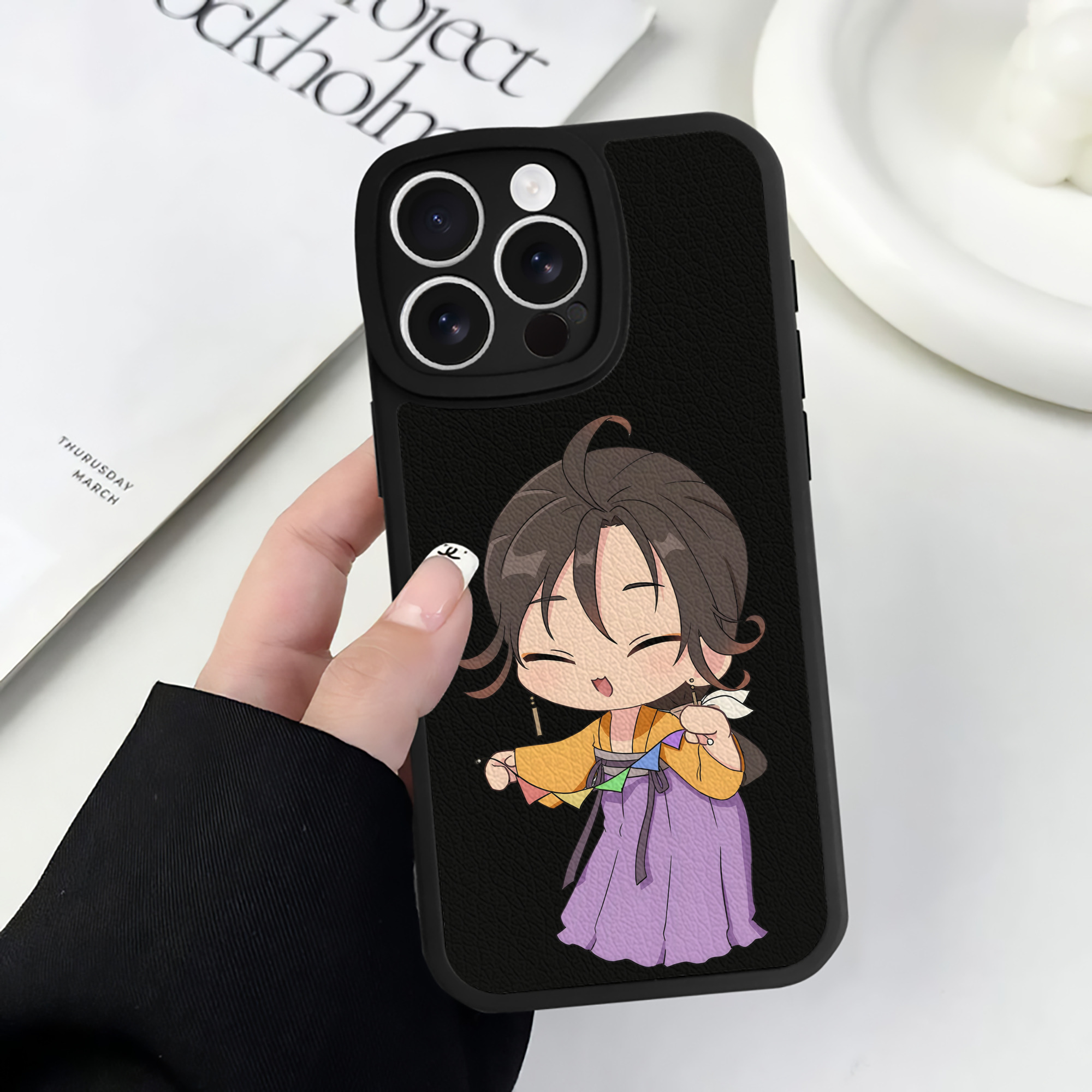 薬屋のひとりごと The Apothecary Diaries 【iPhone 16シリーズ対応】シリコンスマホケース（レザー調） 材質：シリコン